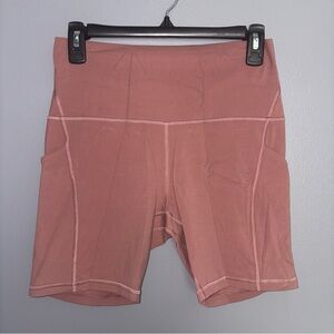 Lululemon Align High Rise Shorts 6" Pockets Womens 8 Spiced Chai Mauve